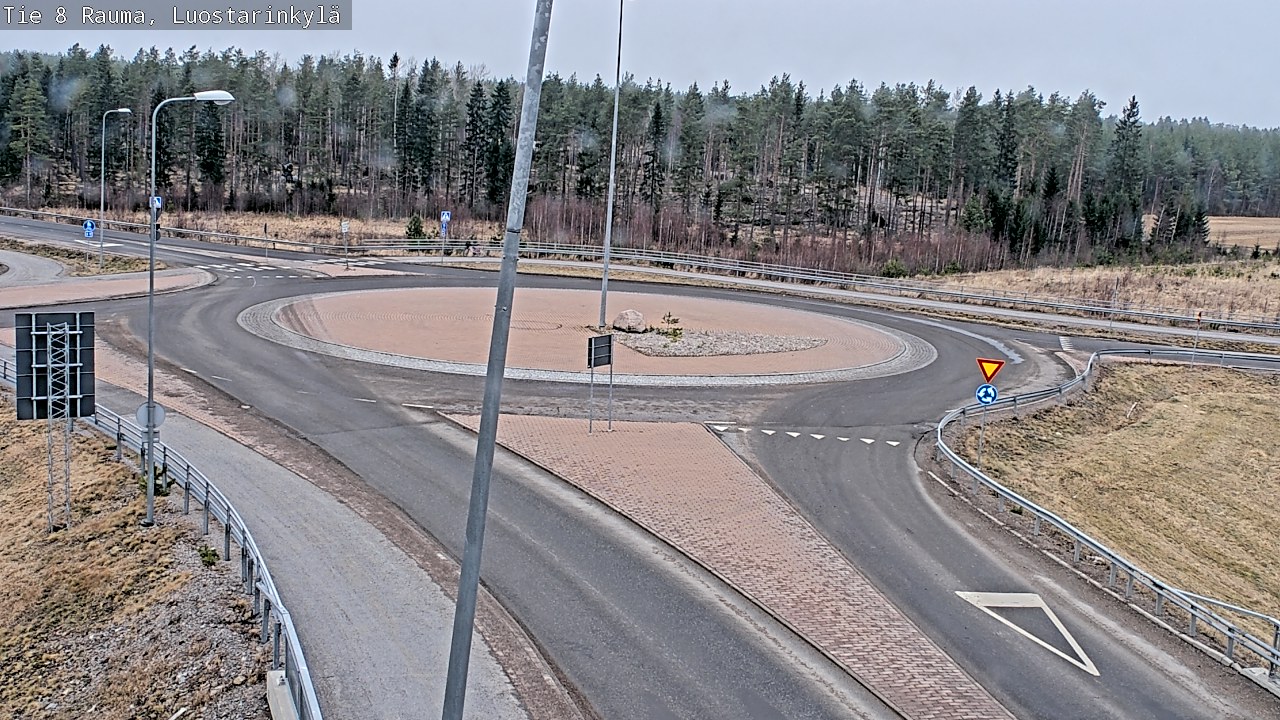 Weather Camera Image Road 8 Rauma, Luostarinkylä, Rauma, Satakunta
