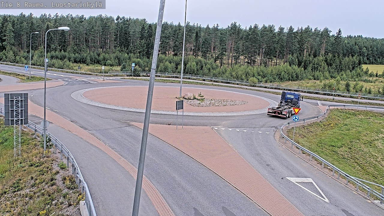 Weather Camera Image Road 8 Rauma, Luostarinkylä, Rauma, Satakunta