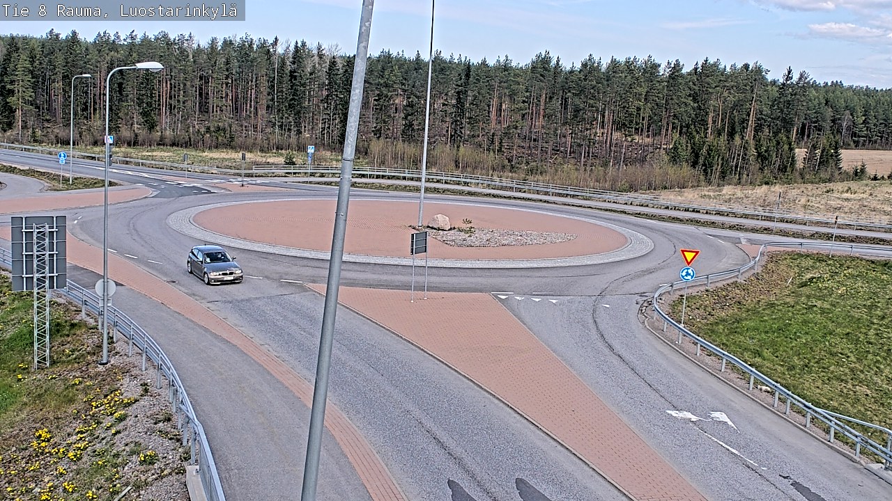 Weather Camera Image Road 8 Rauma, Luostarinkylä, Rauma, Satakunta
