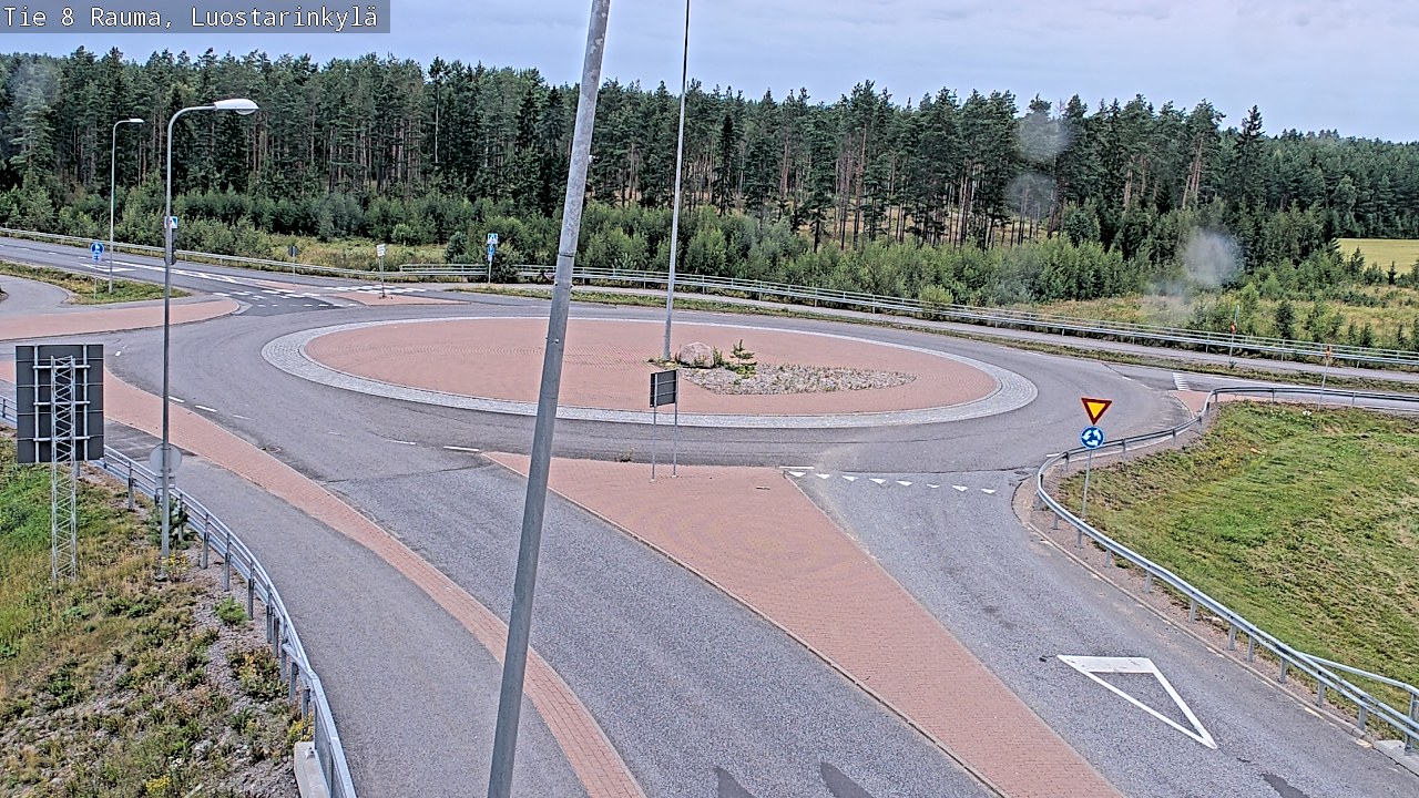 Weather Camera Image Road 8 Rauma, Luostarinkylä, Rauma, Satakunta