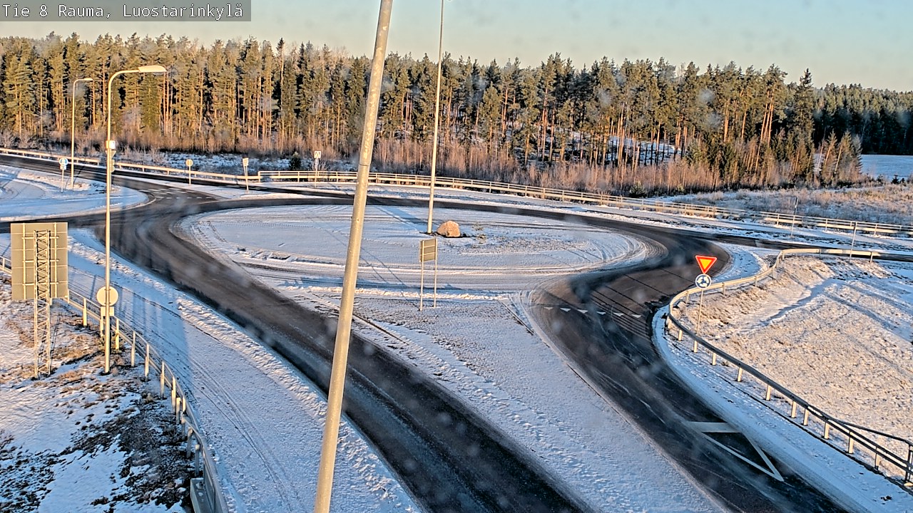 Weather Camera Image Road 8 Rauma, Luostarinkylä, Rauma, Satakunta
