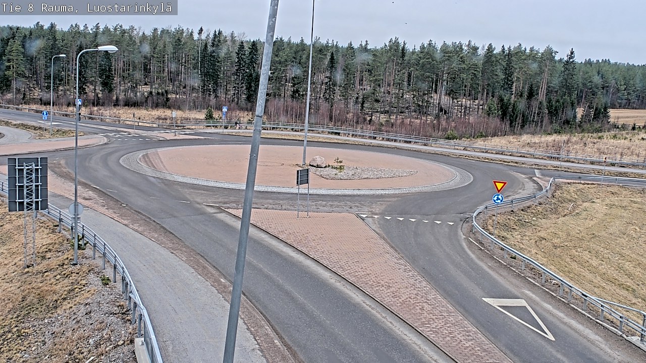 Weather Camera Image Road 8 Rauma, Luostarinkylä, Rauma, Satakunta
