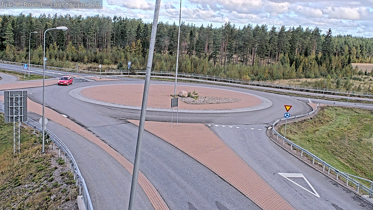 Weather Camera Image Road 8 Rauma, Luostarinkylä, Rauma, Satakunta