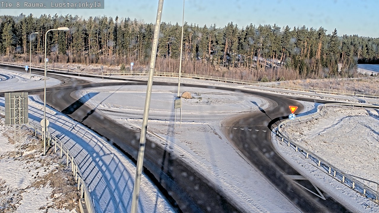 Weather Camera Image Road 8 Rauma, Luostarinkylä, Rauma, Satakunta