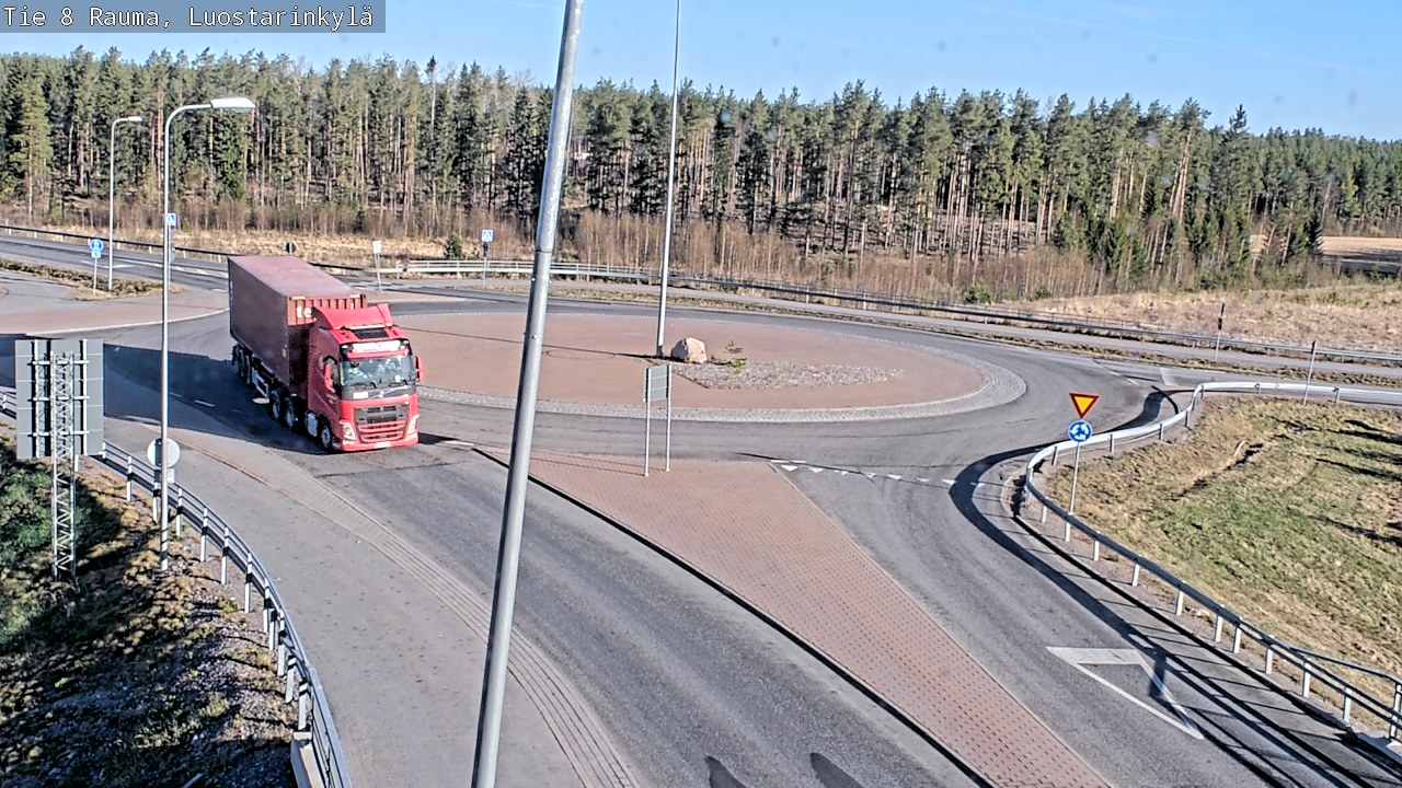 Kelikamerat Kuva Tie 8 Rauma, Luostarinkylä, Rauma, Satakunta