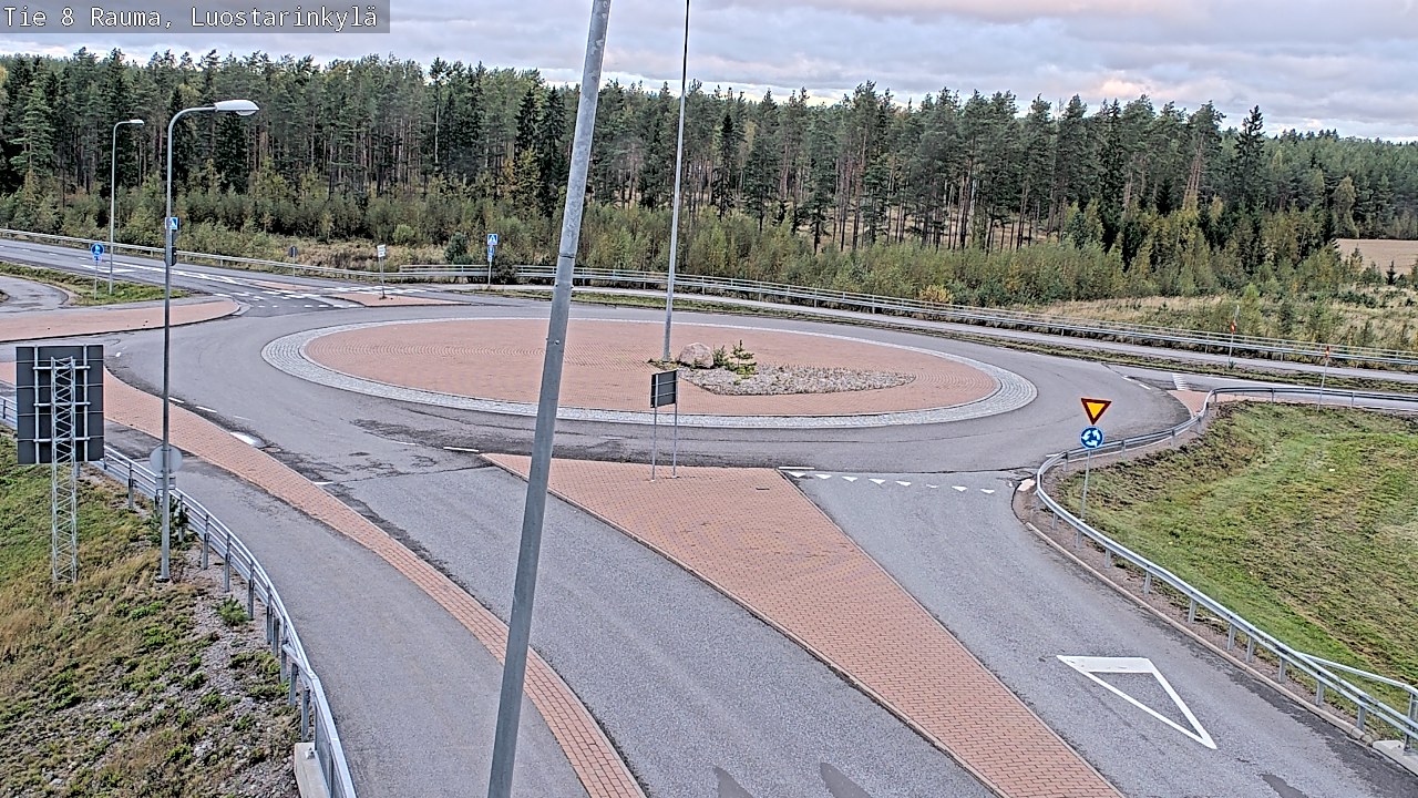 Weather Camera Image Road 8 Rauma, Luostarinkylä, Rauma, Satakunta