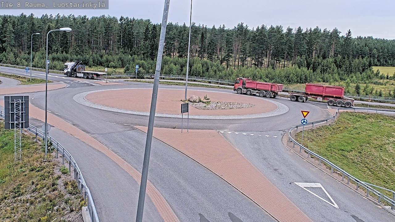 Weather Camera Image Road 8 Rauma, Luostarinkylä, Rauma, Satakunta