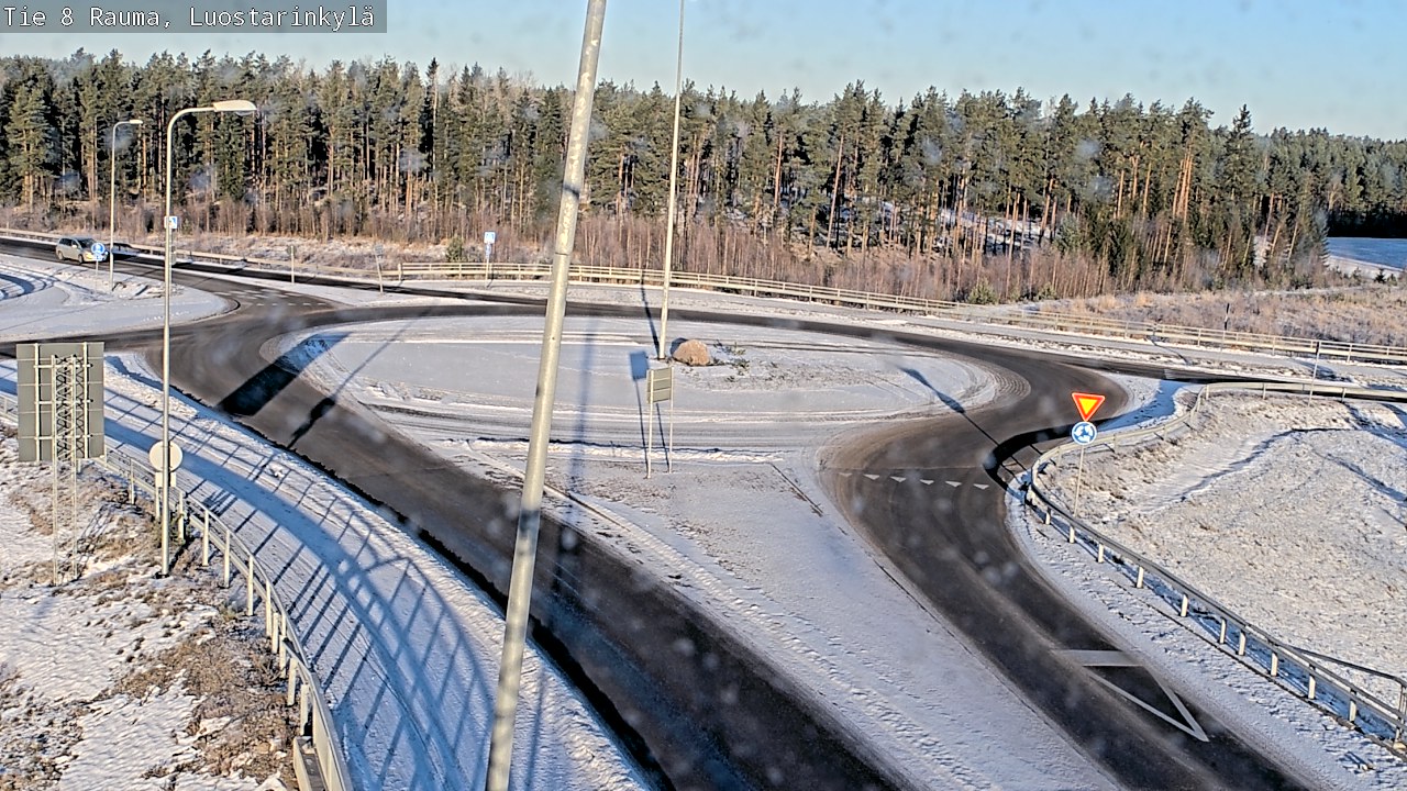 Weather Camera Image Road 8 Rauma, Luostarinkylä, Rauma, Satakunta