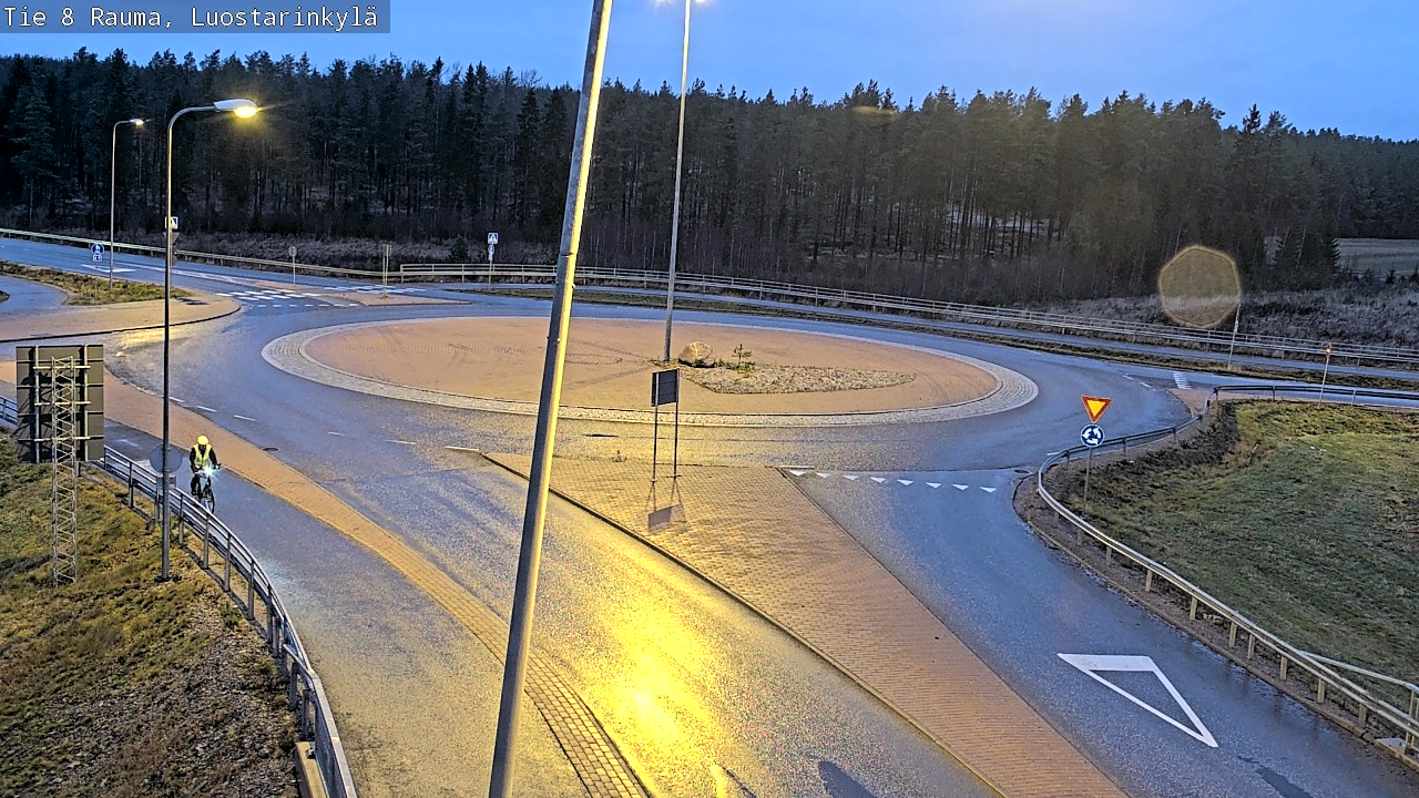Weather Camera Image Road 8 Rauma, Luostarinkylä, Rauma, Satakunta