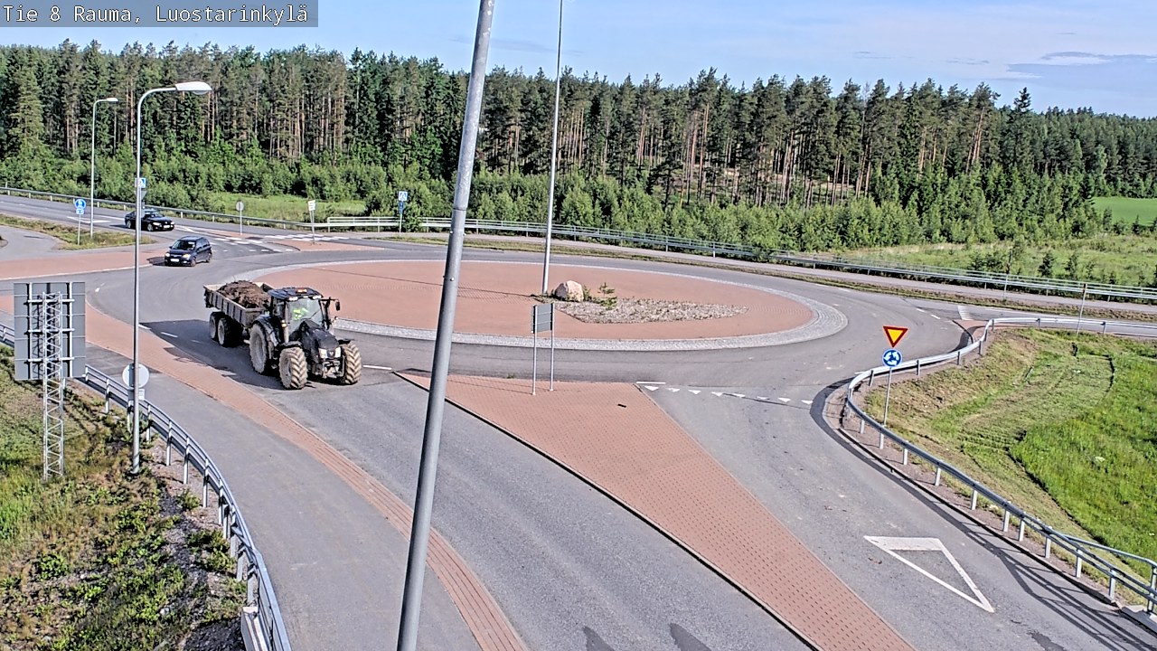 Weather Camera Image Road 8 Rauma, Luostarinkylä, Rauma, Satakunta