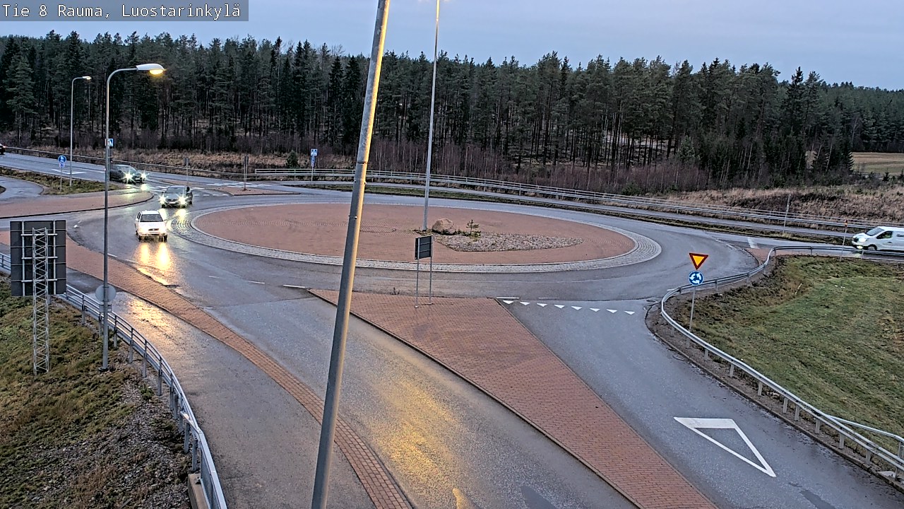 Weather Camera Image Road 8 Rauma, Luostarinkylä, Rauma, Satakunta