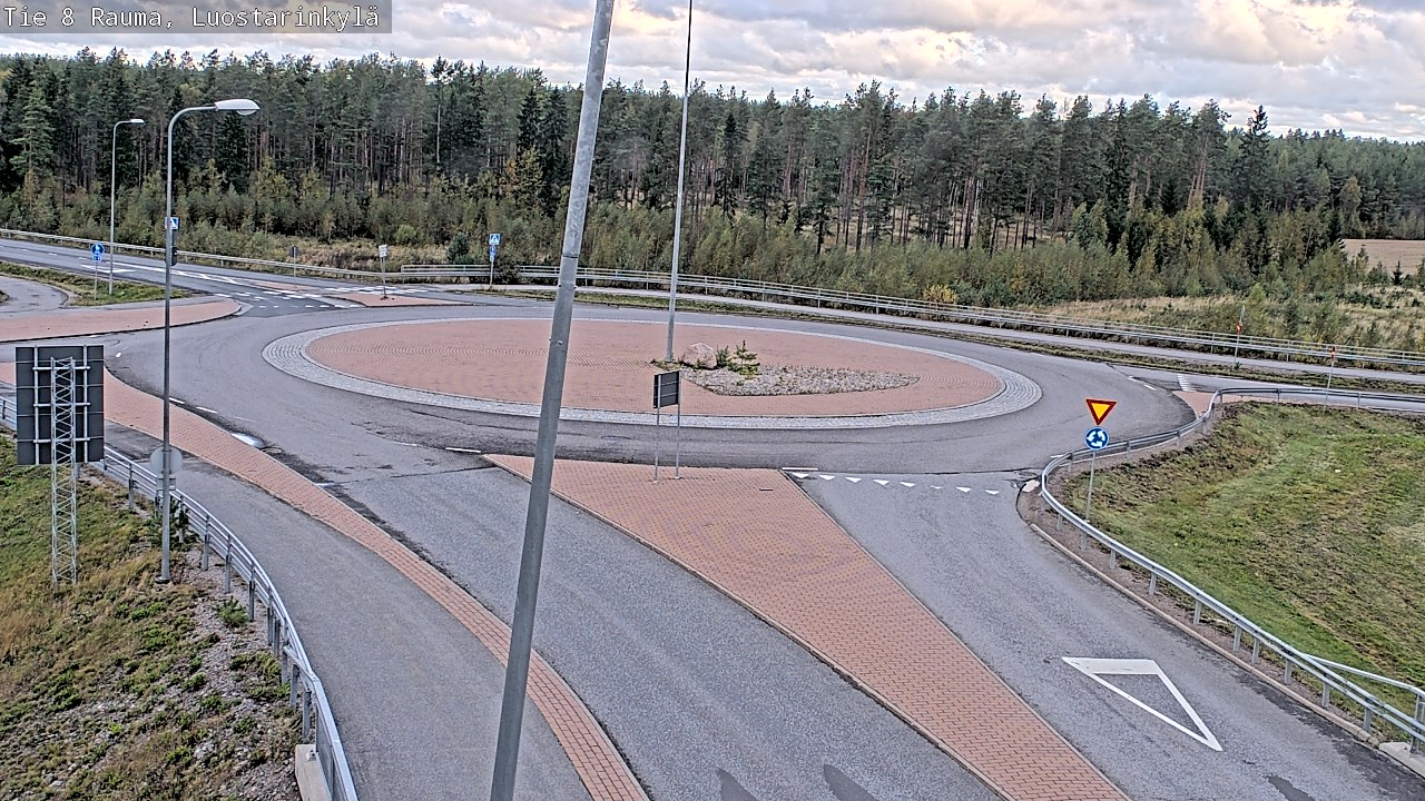 Weather Camera Image Road 8 Rauma, Luostarinkylä, Rauma, Satakunta
