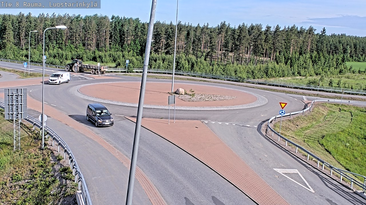 Weather Camera Image Road 8 Rauma, Luostarinkylä, Rauma, Satakunta