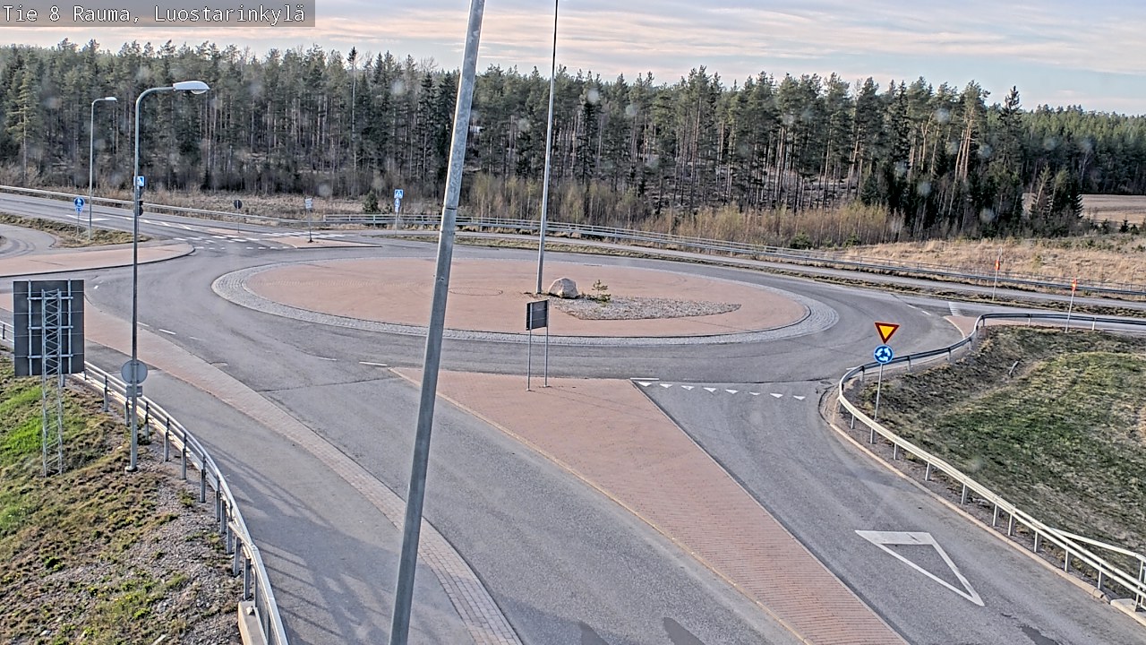 Weather Camera Image Road 8 Rauma, Luostarinkylä, Rauma, Satakunta