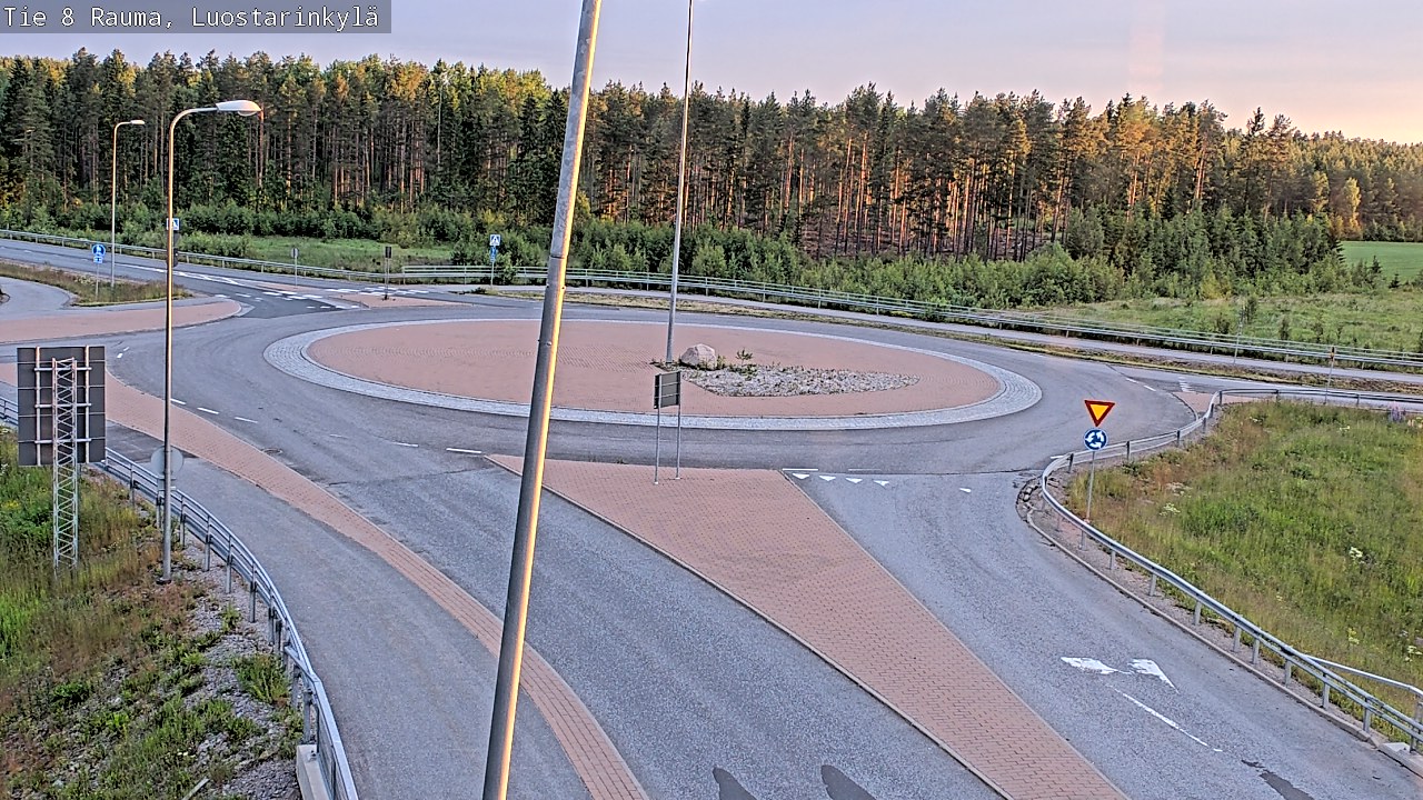 Weather Camera Image Road 8 Rauma, Luostarinkylä, Rauma, Satakunta
