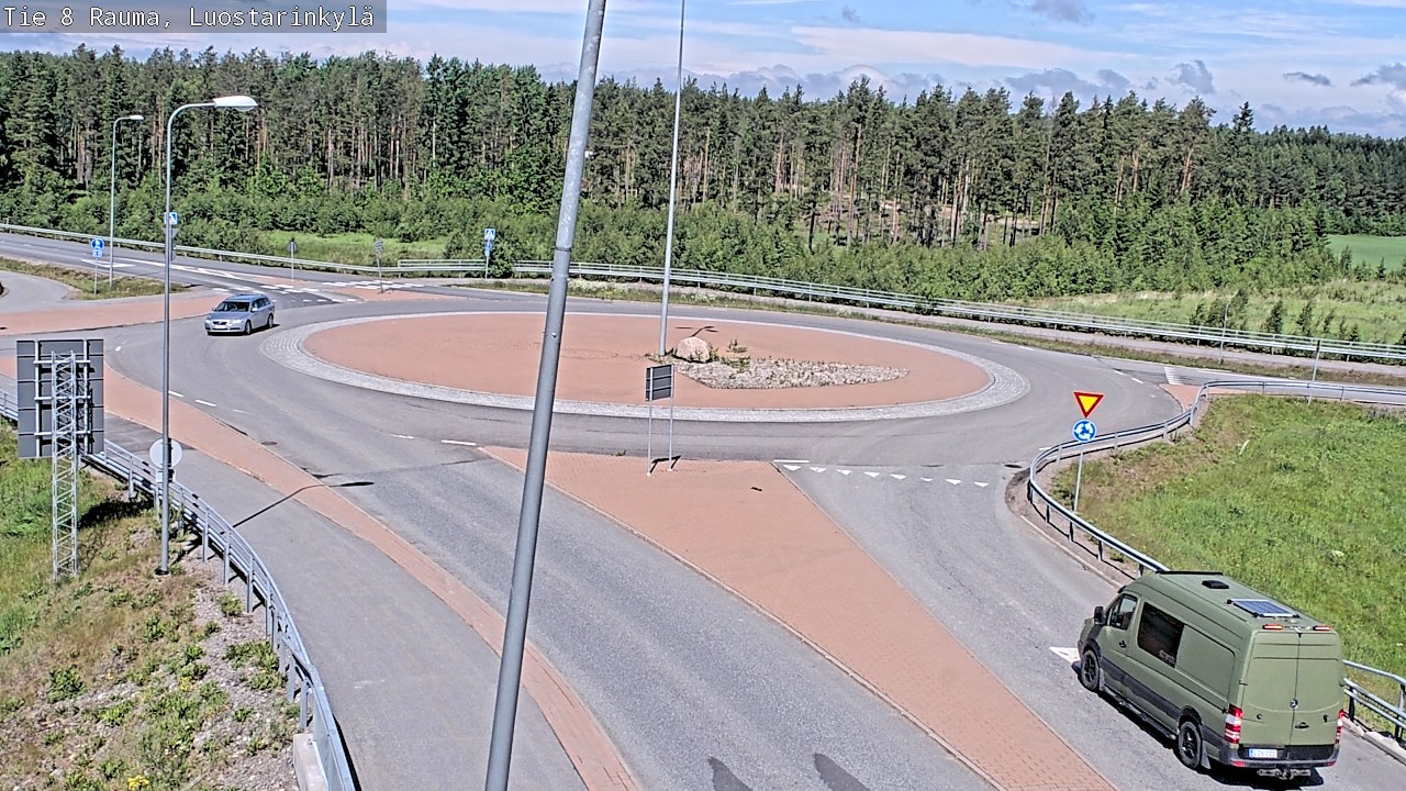 Kelikamerat Kuva Tie 8 Rauma, Luostarinkylä, Rauma, Satakunta
