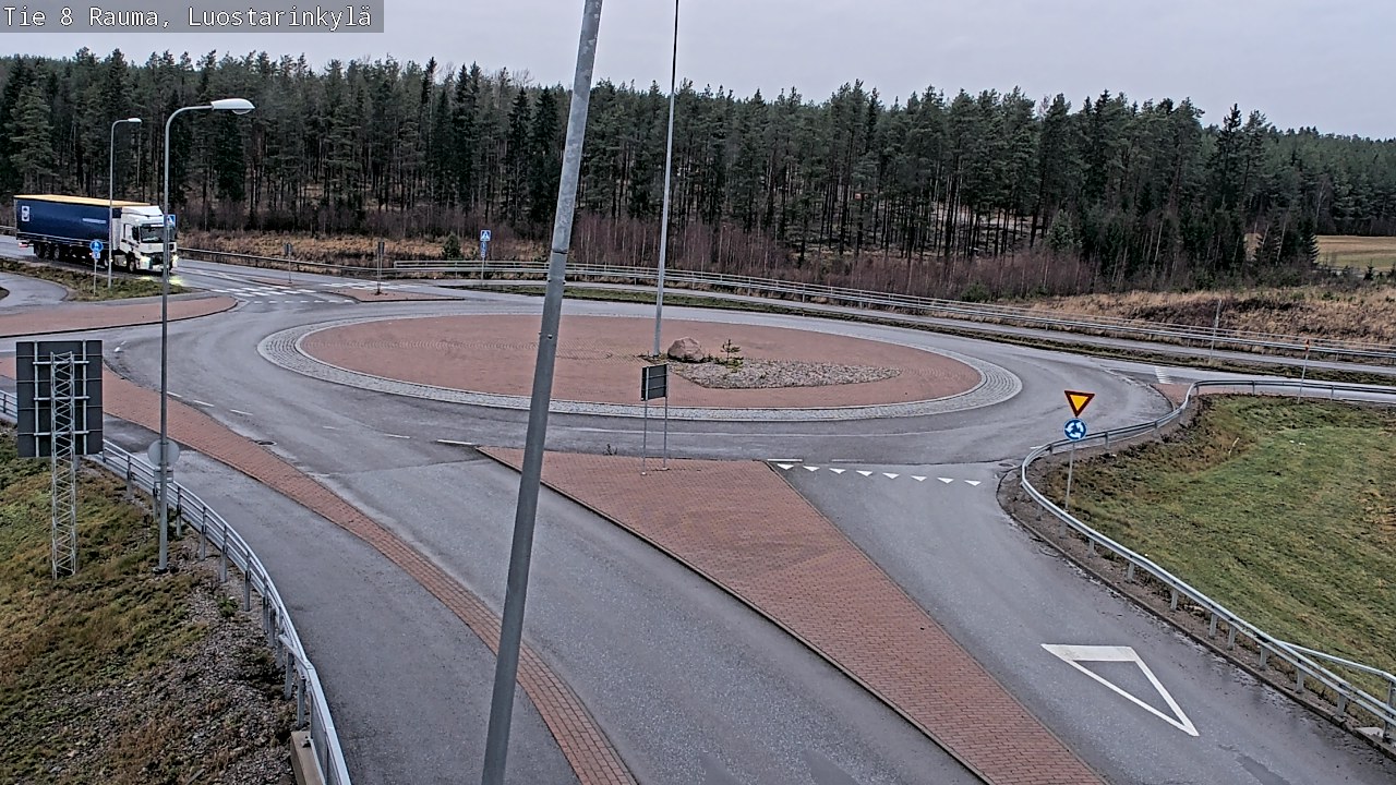 Weather Camera Image Road 8 Rauma, Luostarinkylä, Rauma, Satakunta