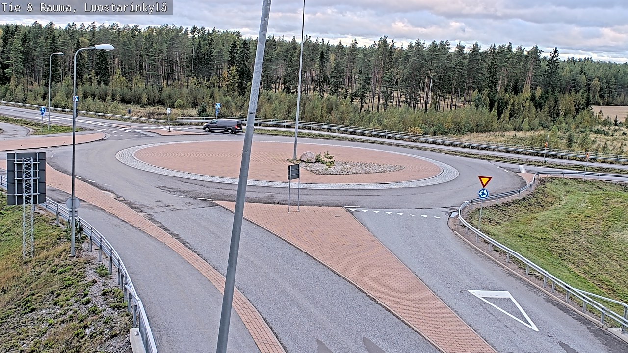 Weather Camera Image Road 8 Rauma, Luostarinkylä, Rauma, Satakunta