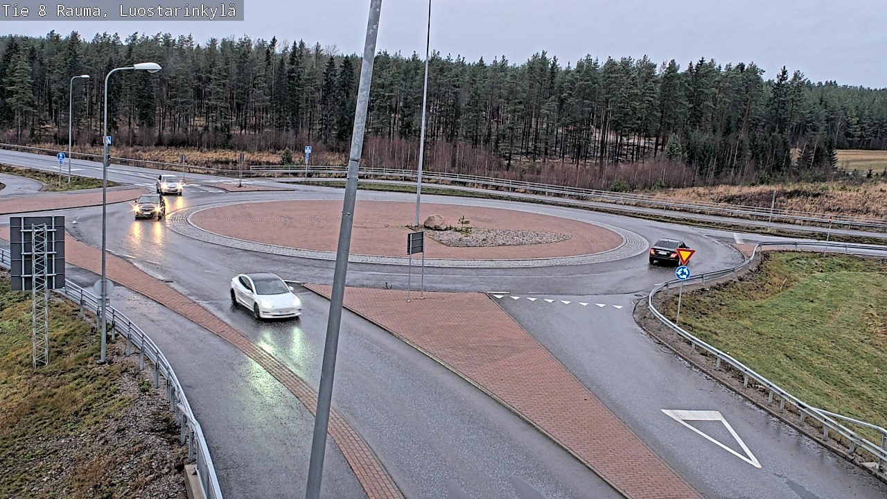 Weather Camera Image Road 8 Rauma, Luostarinkylä, Rauma, Satakunta