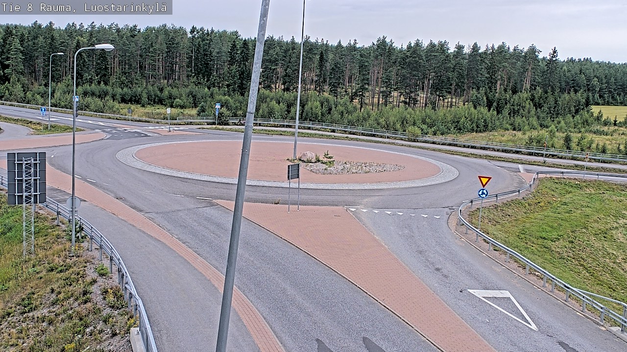 Weather Camera Image Road 8 Rauma, Luostarinkylä, Rauma, Satakunta