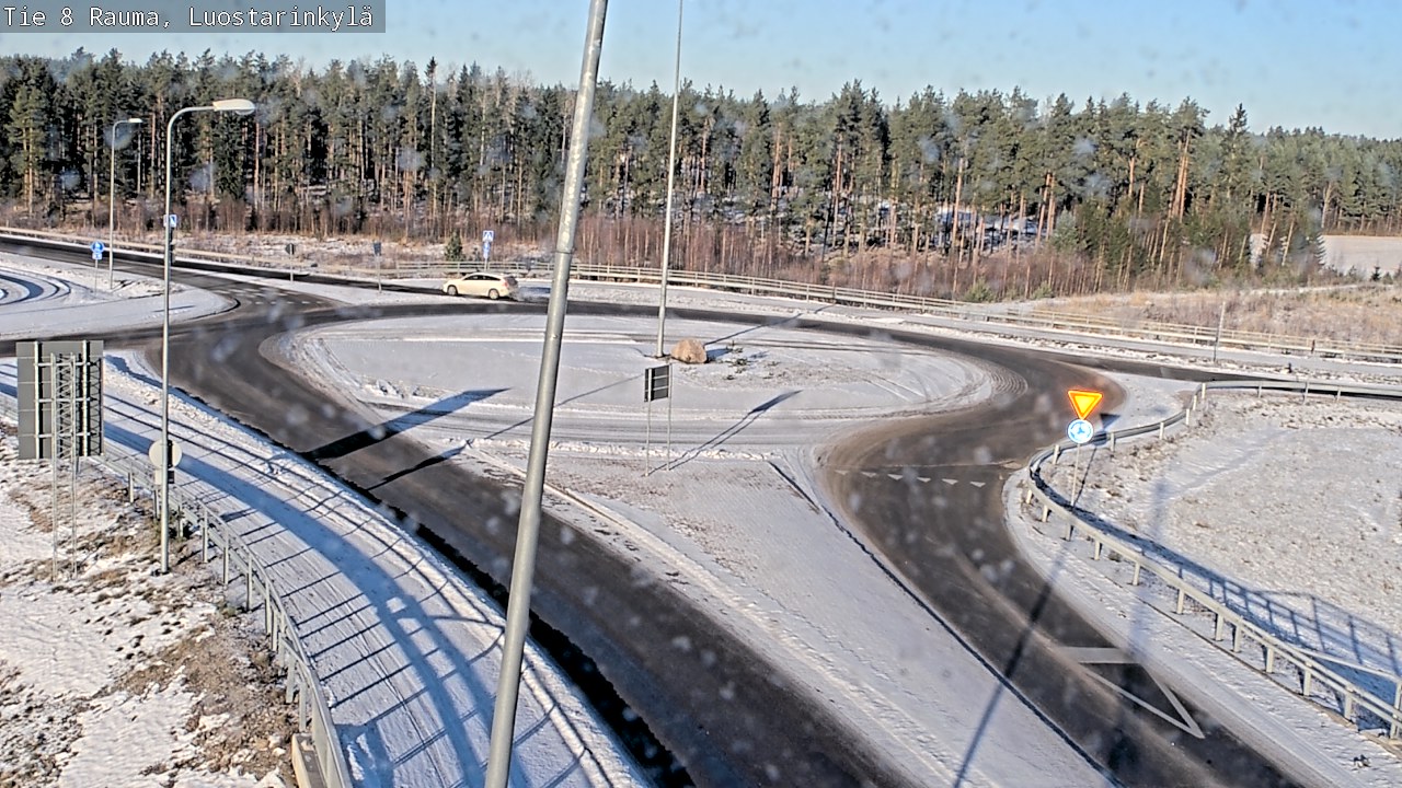 Weather Camera Image Road 8 Rauma, Luostarinkylä, Rauma, Satakunta