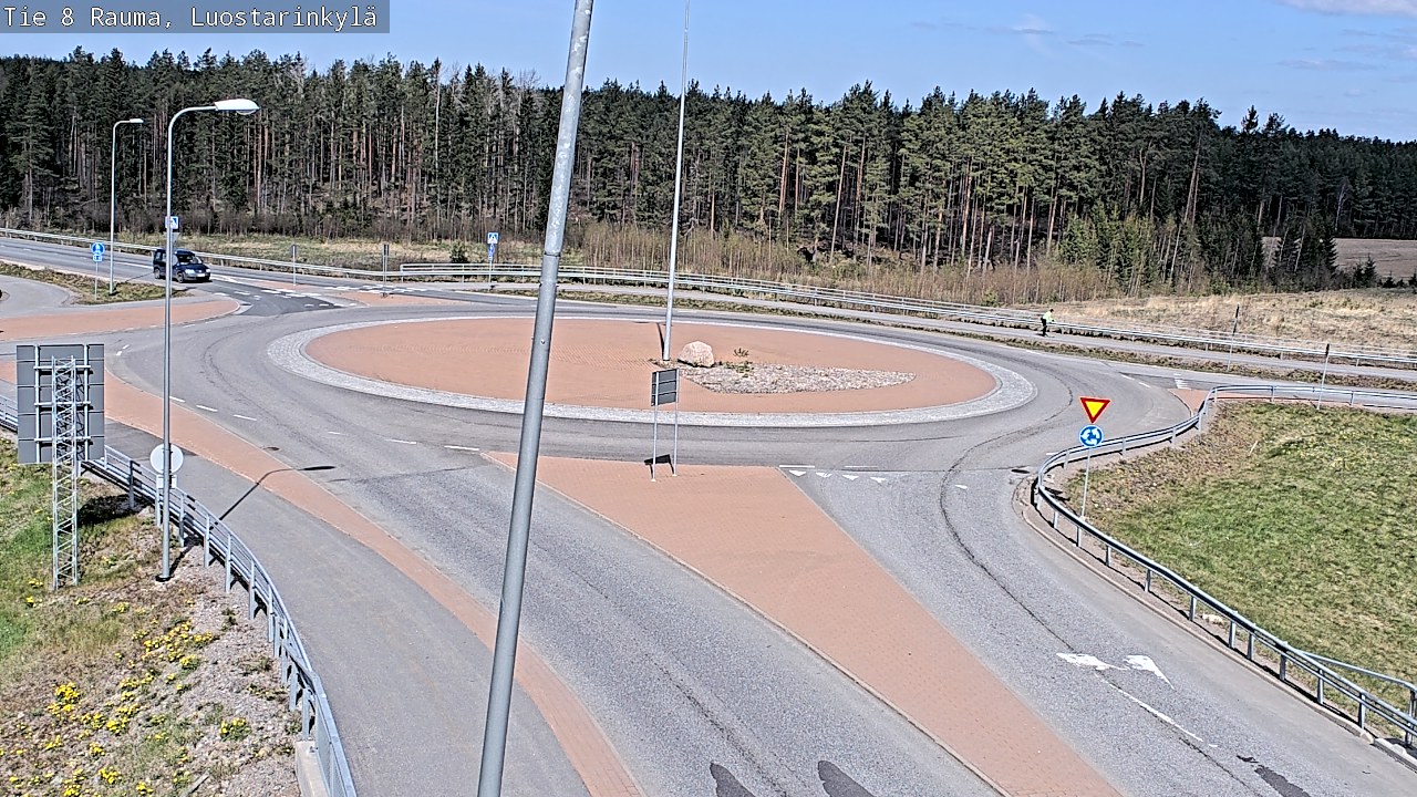 Weather Camera Image Väg 8 Raumo, Luostarinkylä, Rauma, Satakunta