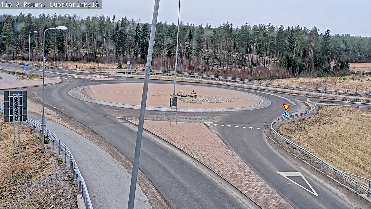 Weather Camera Image Road 8 Rauma, Luostarinkylä, Rauma, Satakunta