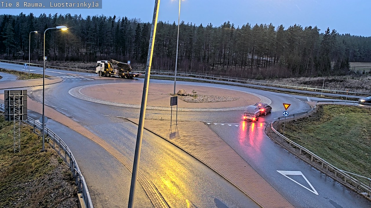 Weather Camera Image Road 8 Rauma, Luostarinkylä, Rauma, Satakunta