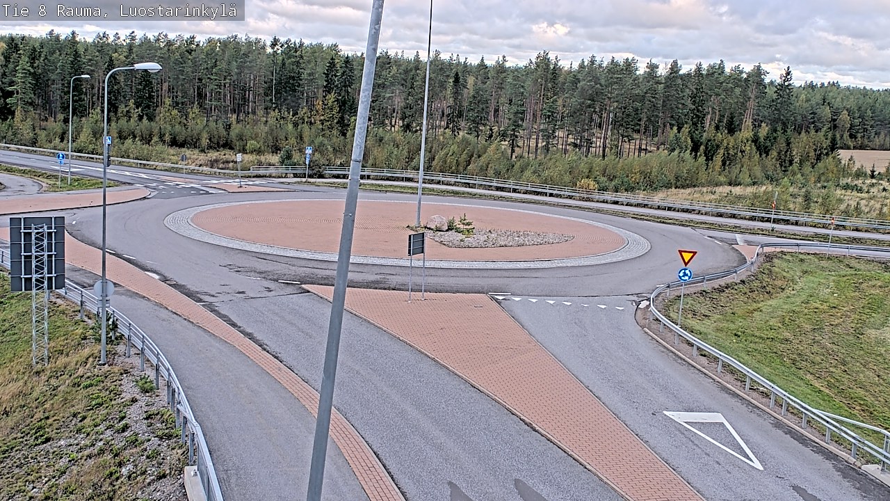 Weather Camera Image Road 8 Rauma, Luostarinkylä, Rauma, Satakunta