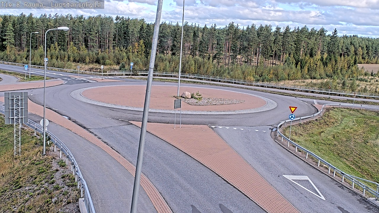 Weather Camera Image Road 8 Rauma, Luostarinkylä, Rauma, Satakunta
