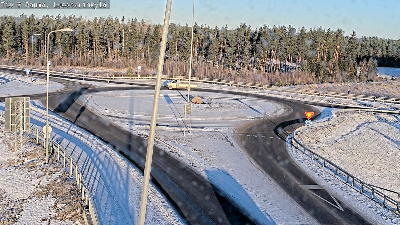 Weather Camera Image Road 8 Rauma, Luostarinkylä, Rauma, Satakunta