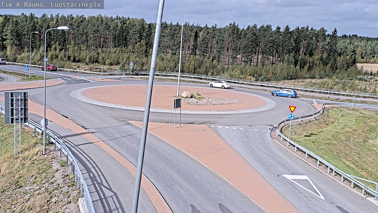Kelikamerat Kuva Tie 8 Rauma, Luostarinkylä, Rauma, Satakunta