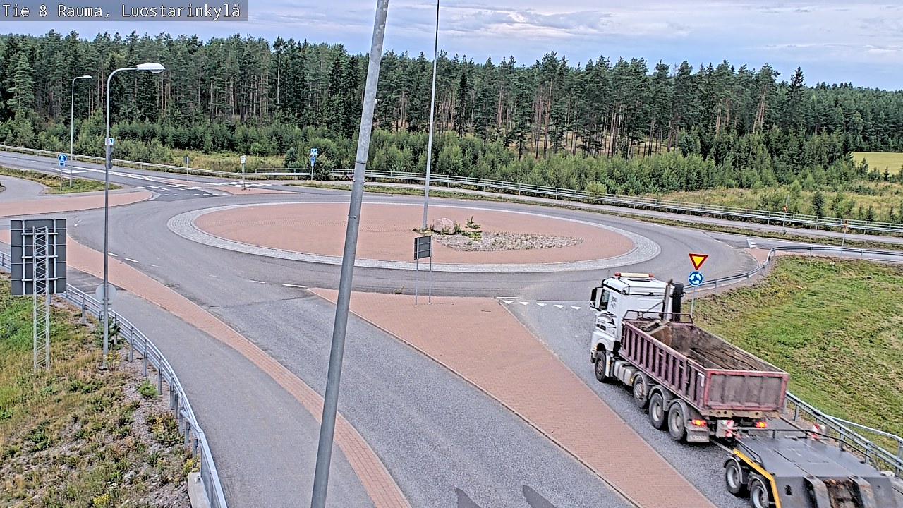 Weather Camera Image Road 8 Rauma, Luostarinkylä, Rauma, Satakunta
