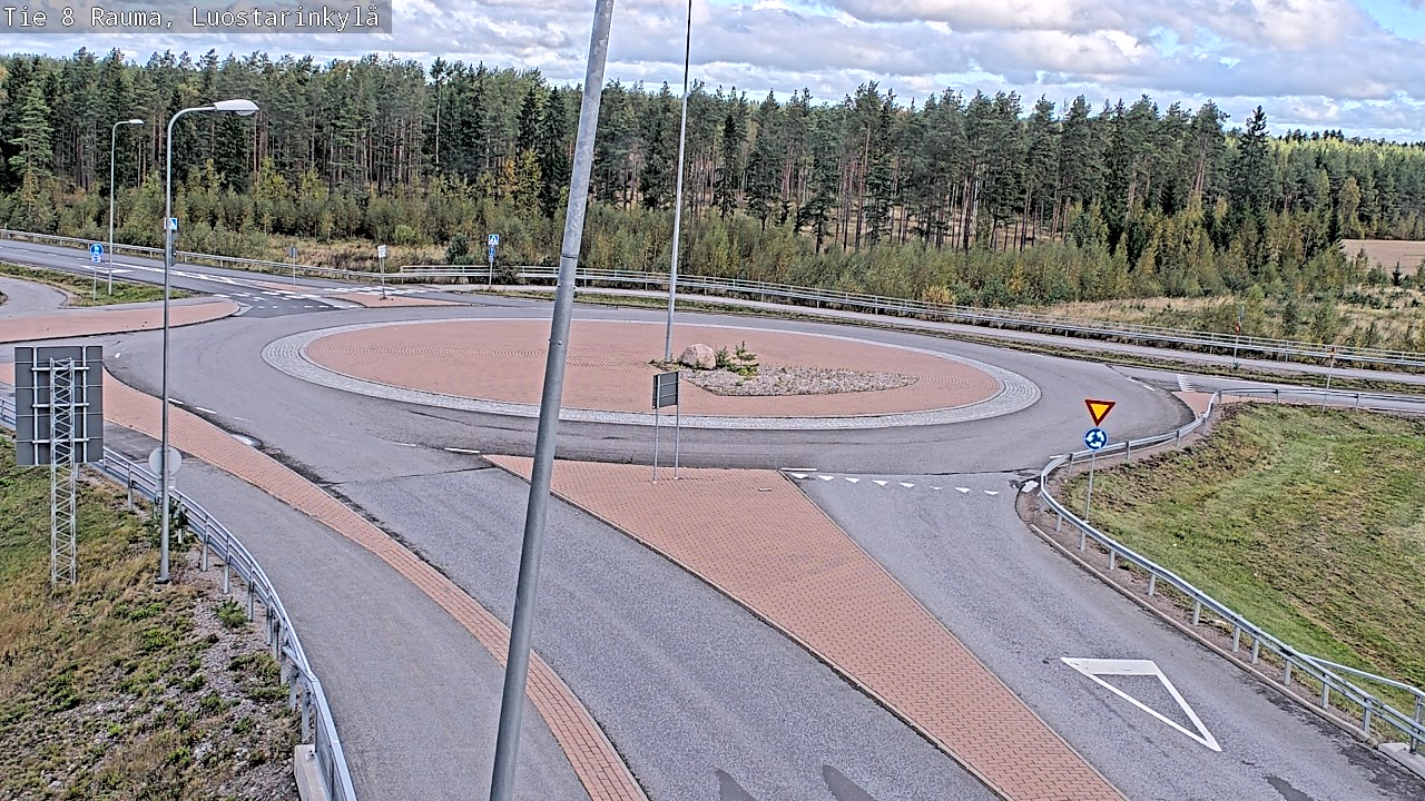 Weather Camera Image Road 8 Rauma, Luostarinkylä, Rauma, Satakunta