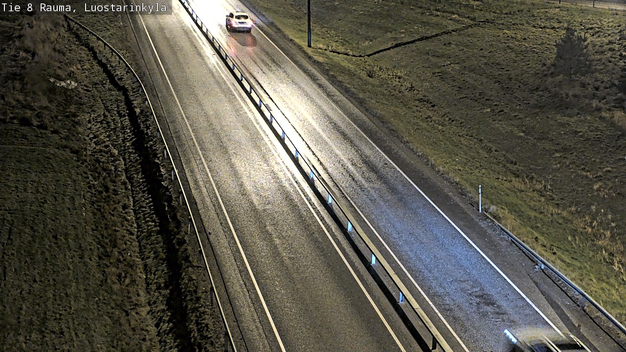 Weather Camera Image Väg 8 Raumo, Luostarinkylä, Rauma, Satakunta