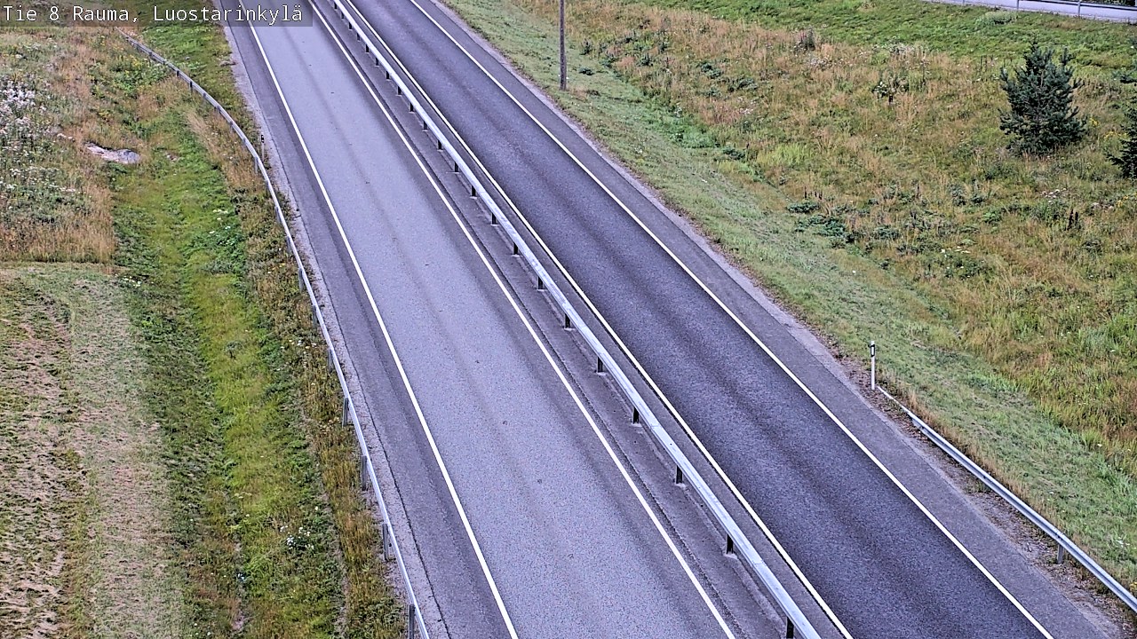 Weather Camera Image Väg 8 Raumo, Luostarinkylä, Rauma, Satakunta