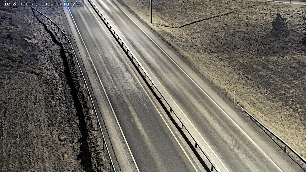 Weather Camera Image Väg 8 Raumo, Luostarinkylä, Rauma, Satakunta