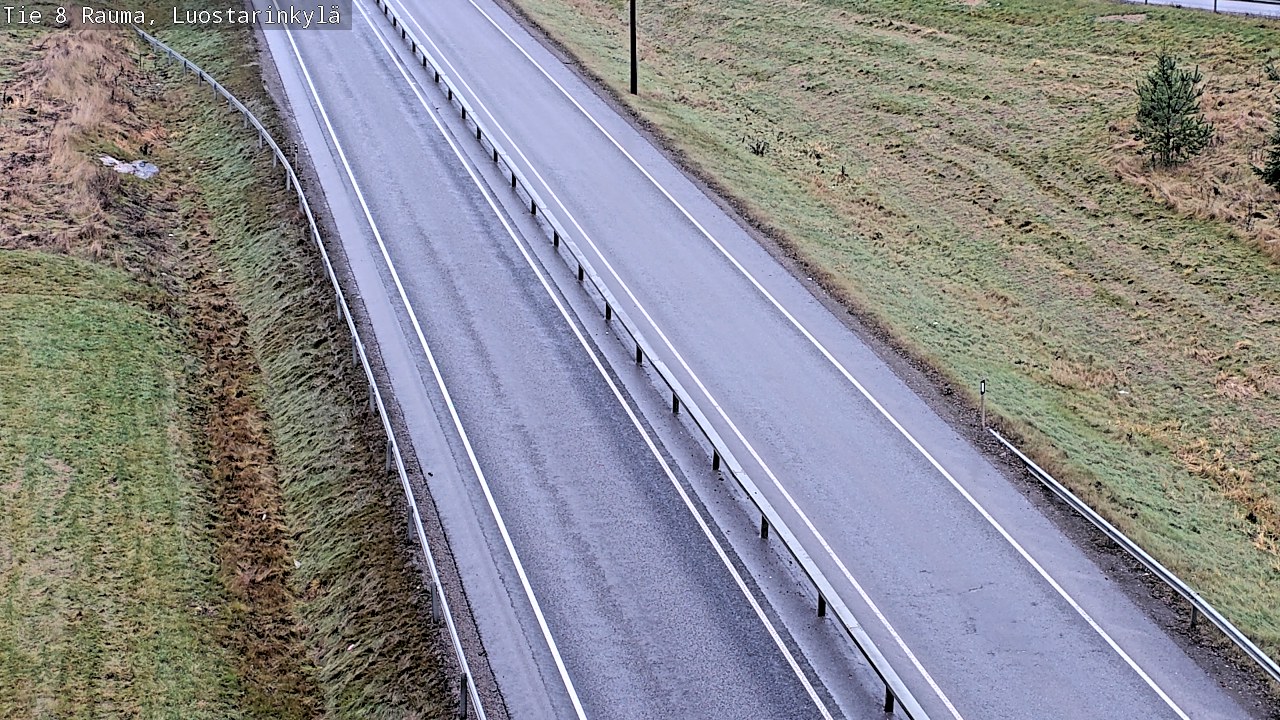 Weather Camera Image Väg 8 Raumo, Luostarinkylä, Rauma, Satakunta