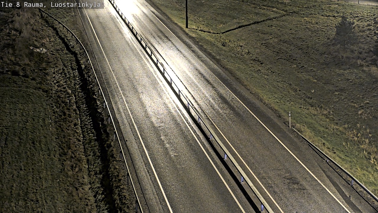 Weather Camera Image Väg 8 Raumo, Luostarinkylä, Rauma, Satakunta