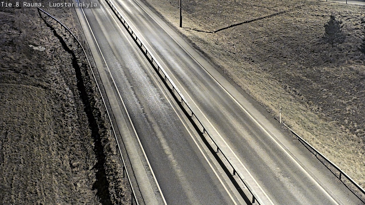 Weather Camera Image Väg 8 Raumo, Luostarinkylä, Rauma, Satakunta