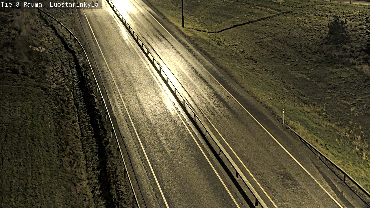 Weather Camera Image Väg 8 Raumo, Luostarinkylä, Rauma, Satakunta