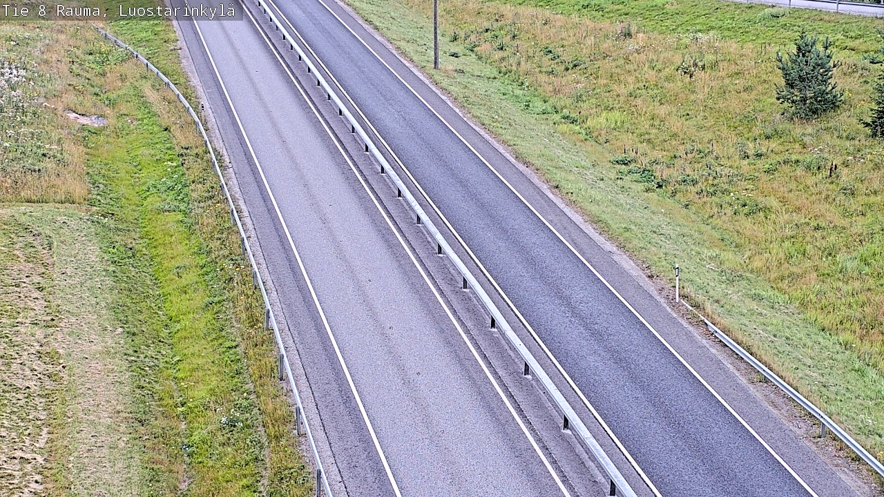 Weather Camera Image Väg 8 Raumo, Luostarinkylä, Rauma, Satakunta