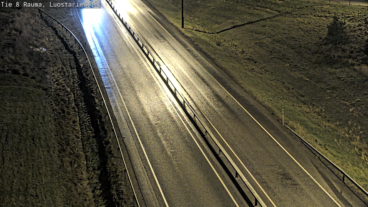 Weather Camera Image Väg 8 Raumo, Luostarinkylä, Rauma, Satakunta