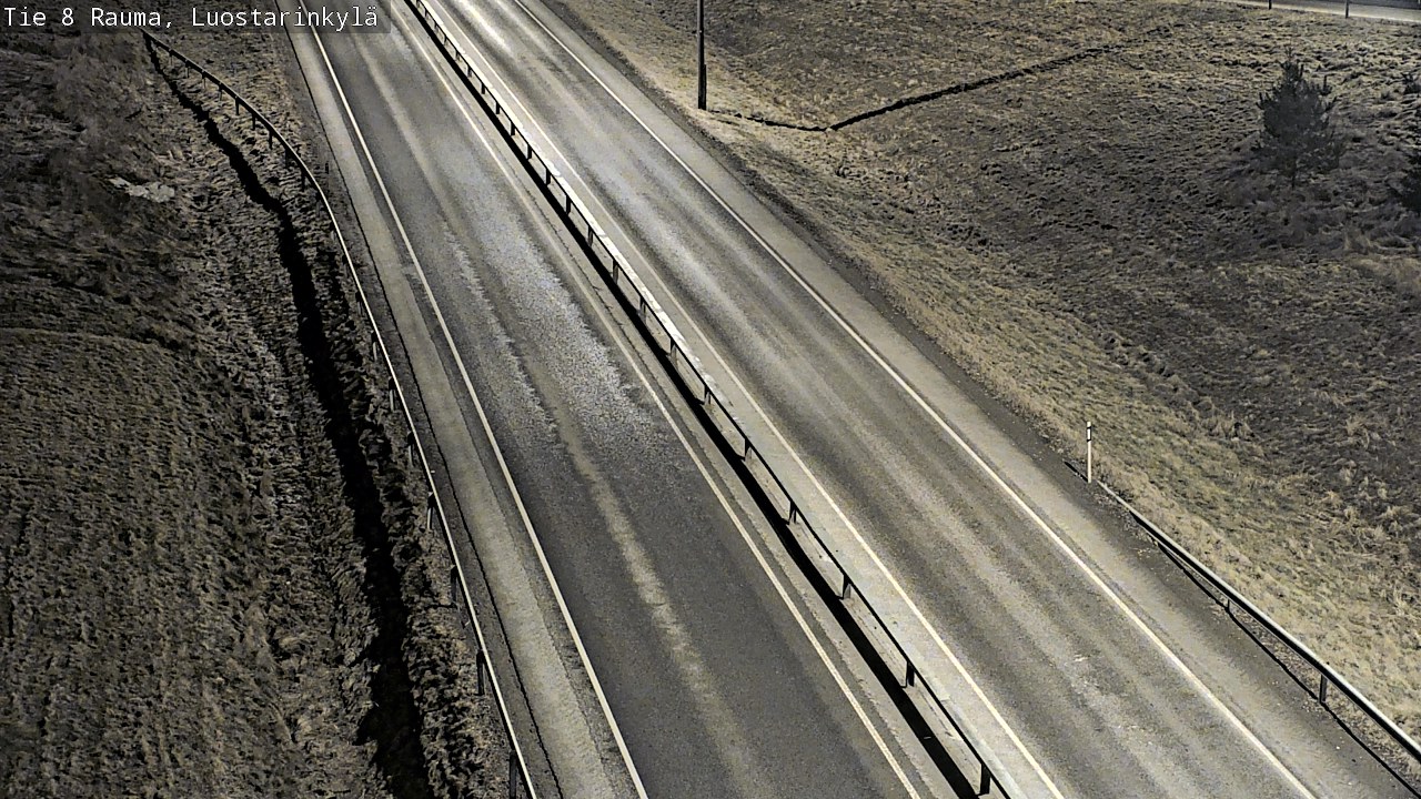 Weather Camera Image Väg 8 Raumo, Luostarinkylä, Rauma, Satakunta