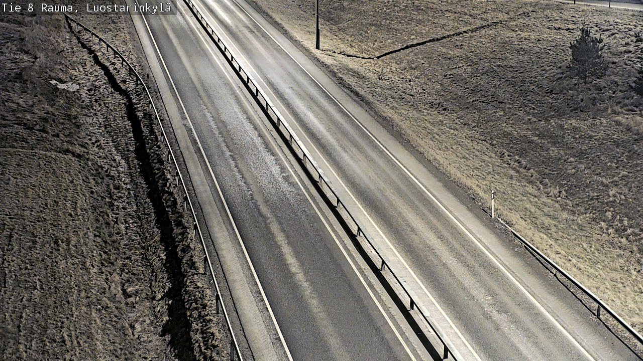 Weather Camera Image Väg 8 Raumo, Luostarinkylä, Rauma, Satakunta