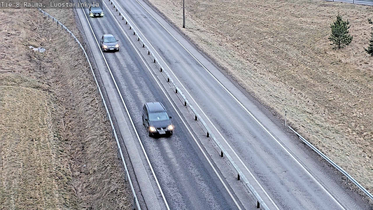 Weather Camera Image Väg 8 Raumo, Luostarinkylä, Rauma, Satakunta