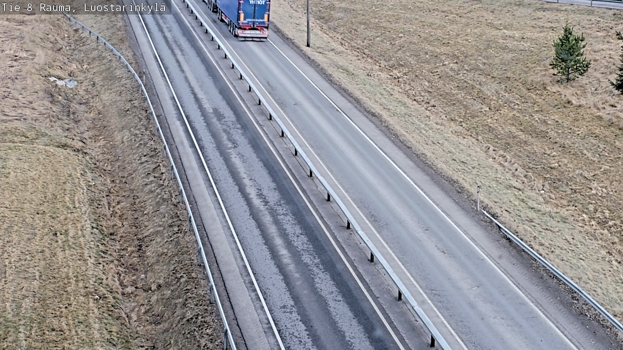 Weather Camera Image Väg 8 Raumo, Luostarinkylä, Rauma, Satakunta