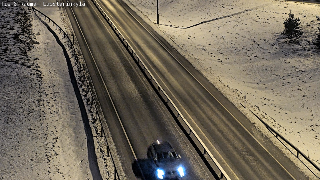 Weather Camera Image Road 8 Rauma, Luostarinkylä, Rauma, Satakunta