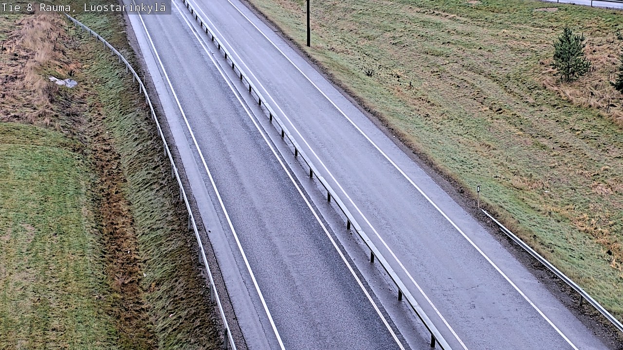 Weather Camera Image Väg 8 Raumo, Luostarinkylä, Rauma, Satakunta