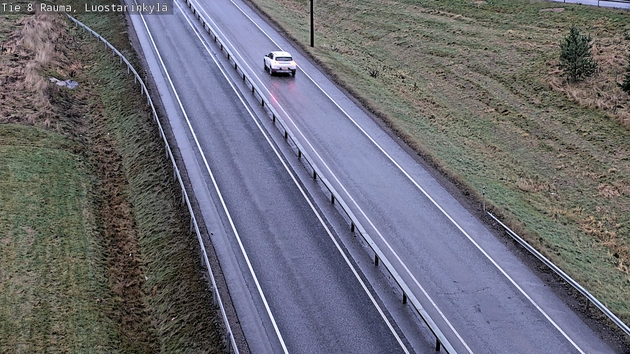 Weather Camera Image Väg 8 Raumo, Luostarinkylä, Rauma, Satakunta